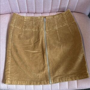 Wild Fable Camel Colored Corduroy Mini Skirt